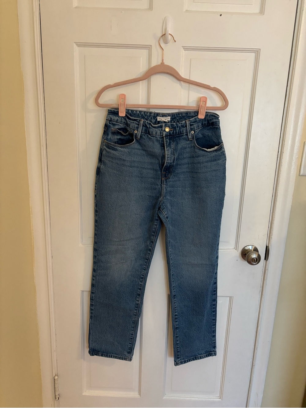 Good American Classic High-Rise Women's Blue Jeans Size 8/29